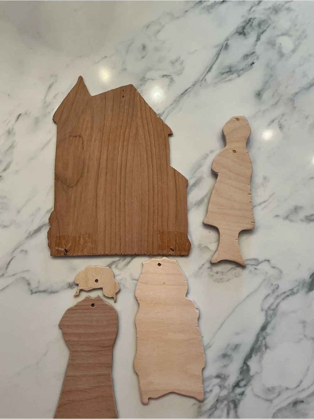 Blue Victorian Doll and House Playset - Decorative Paper Dolls